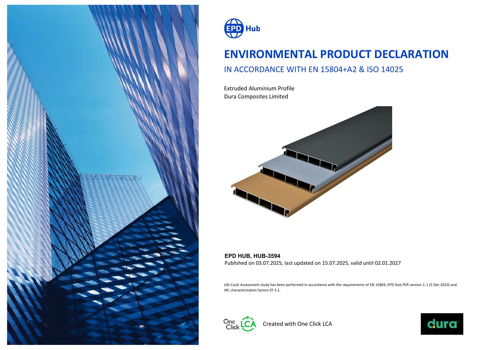 Förhandsvisning av Aluminium golv/väggpaneler EPD