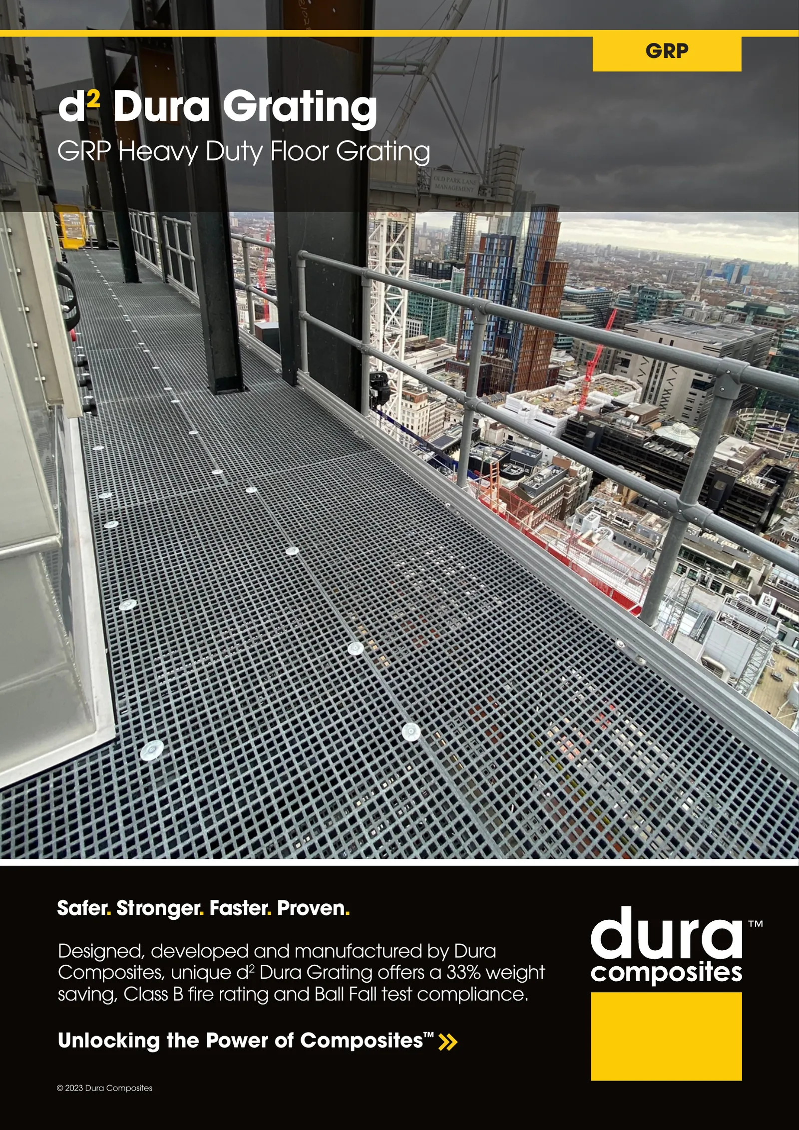 Broschyr d² Dura GRP — förstasida